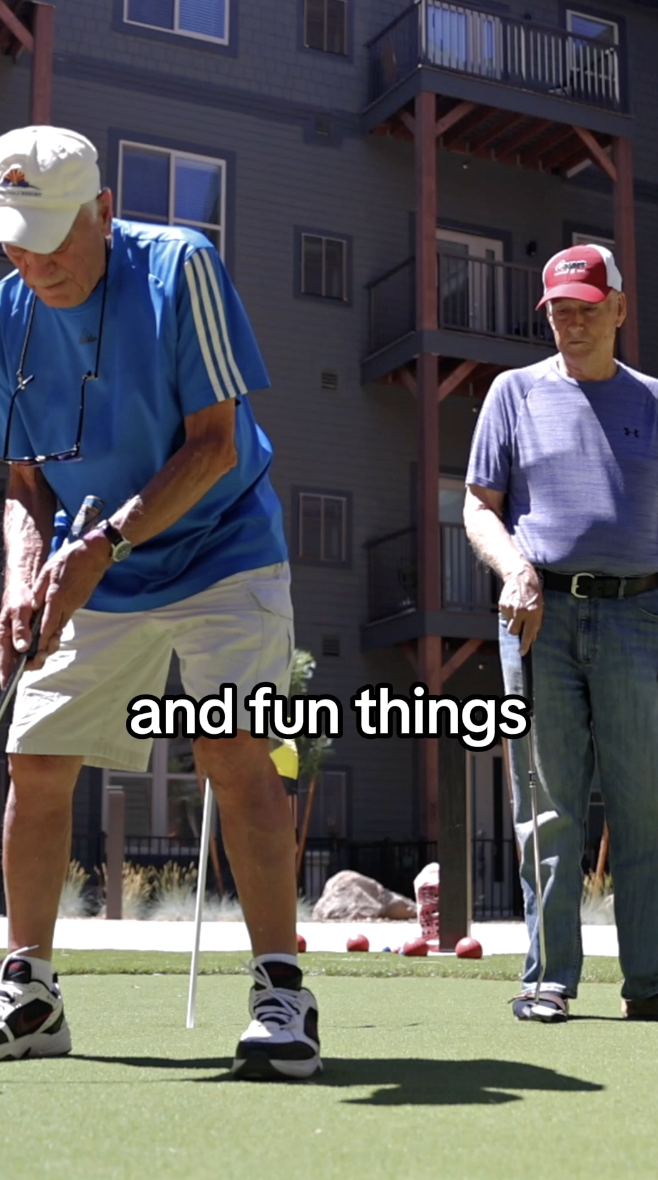 Civitas Senior Living | Seniors playing golf in a video thumbnail