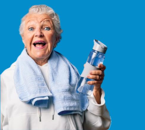 Civitas Senior Living | Senior hydration banner