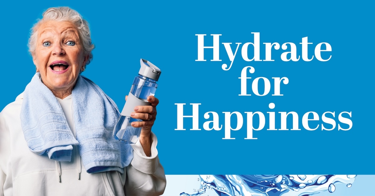 Civitas Senior Living | Senior hydration banner