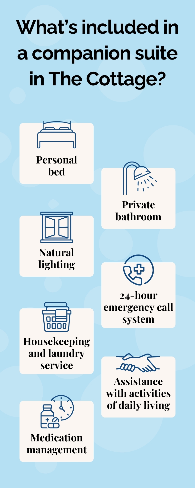 Civitas Senior Living | Activities of daily living infographic