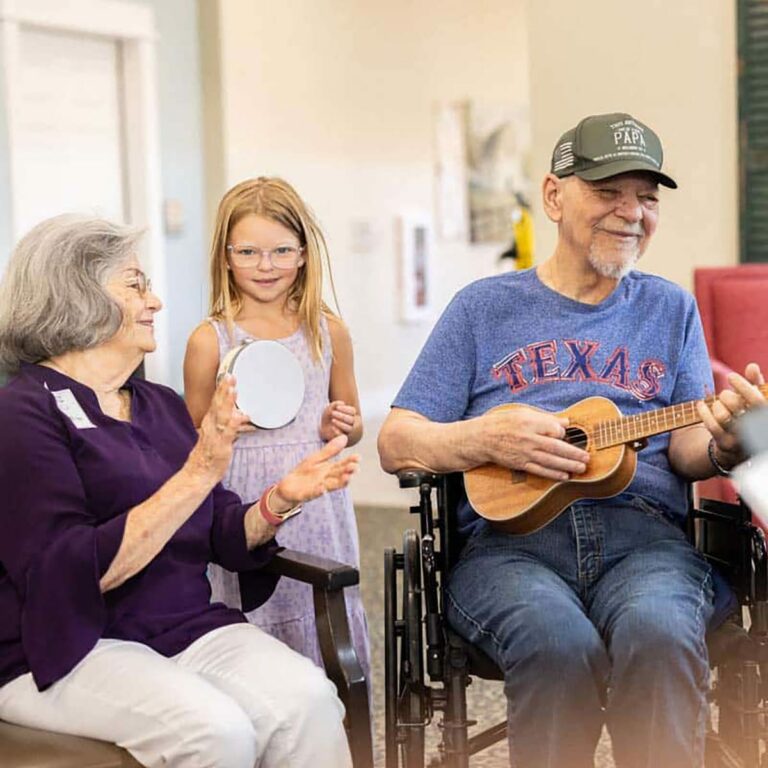 Stonecreek of North Richland | Memory Care residents singing