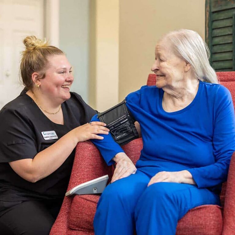 Civitas Senior Living | Senior resident with caregiver
