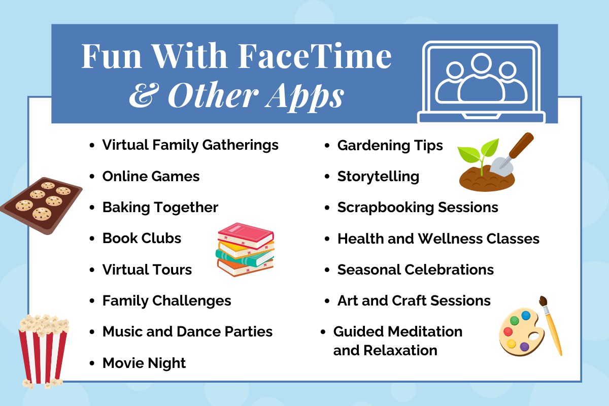 Civitas Senior Living | Fun with Facetime graphic