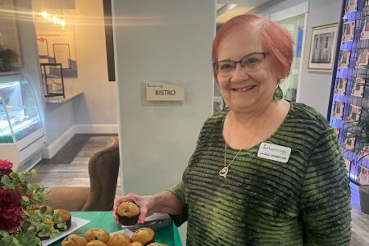 Civitas Senior Living | Senior eating muffin