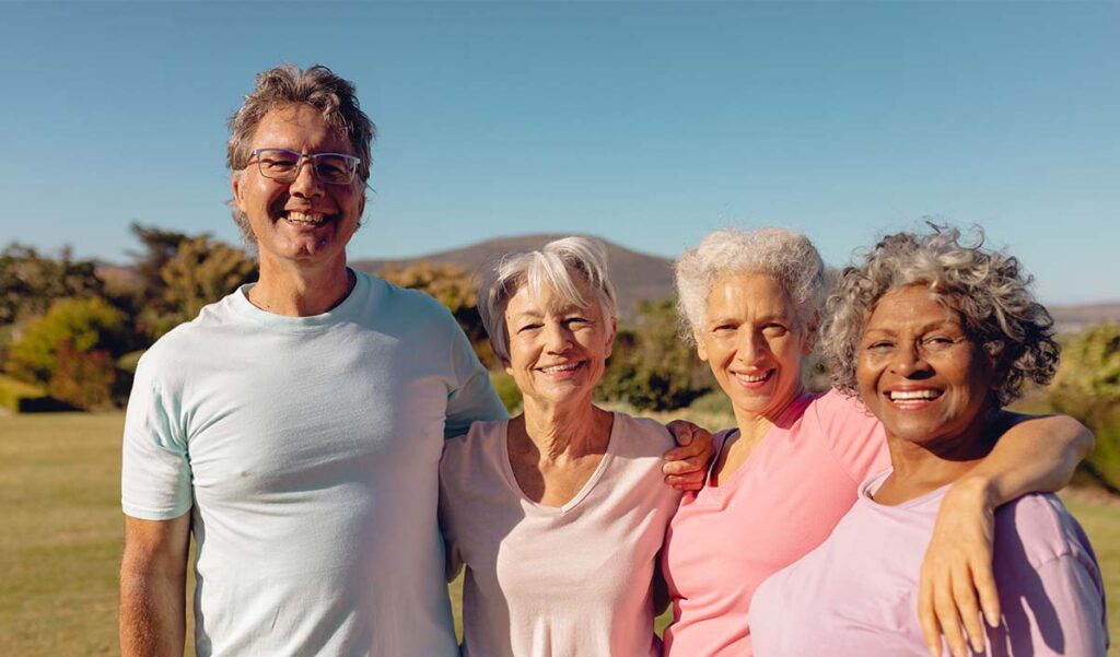 Cambridge Court | Seniors on a scenic walk