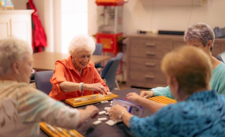 Civitas Senior Living | Residents playing a game