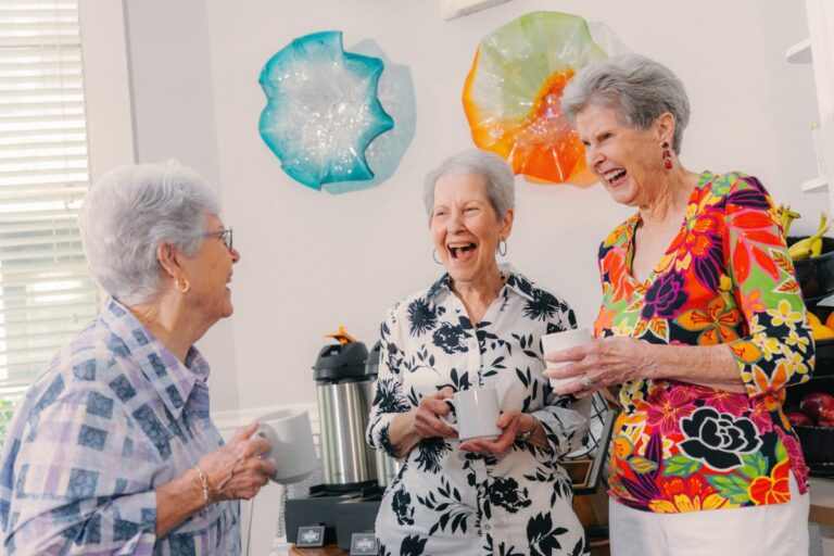 Civitas Senior Living | Senior women talking while having coffee